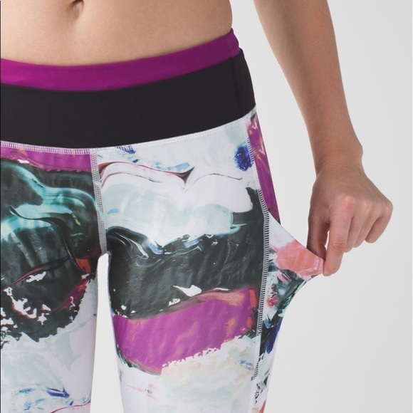 Lululemon Speed Tight III *All Full-On Luxtreme Pigment Wave Multi / Regal Plum - Picture 9 of 12